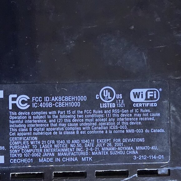 Sony PlayStation 3 Fat PS3 80 GB CECHE01 Backwards Compatible Tested - Picture 10 of 11